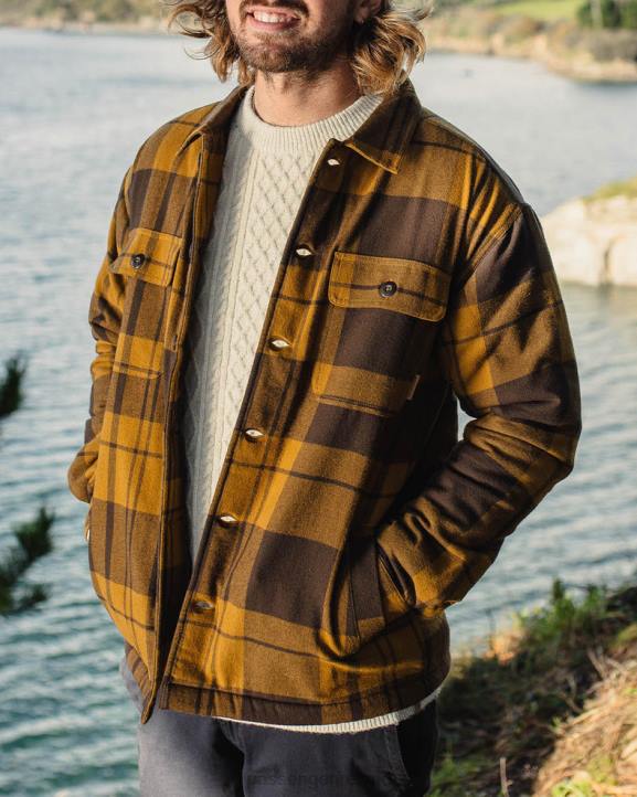 Clothing Passenger 22N8164 Freestyle Sherpa Lined Overshirt Tapenade Men Tapenade