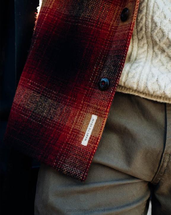 Clothing Passenger 22N8242 Barren Overshirt Wine Men Wine