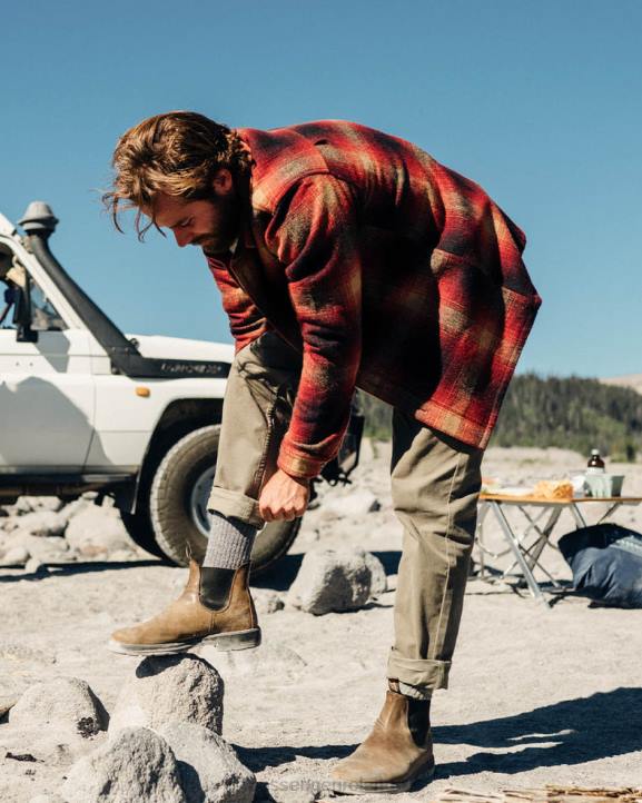 Clothing Passenger 22N8242 Barren Overshirt Wine Men Wine