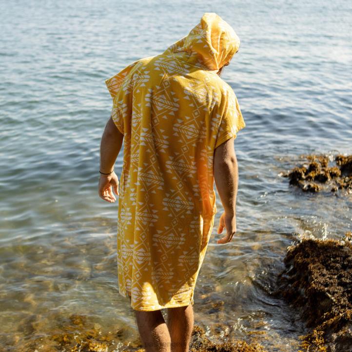 Clothing Passenger 22N817 Baja Recycled Towel Poncho Yellow Coast Men Yellow