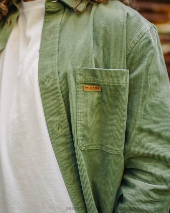 Clothing Passenger 22N8248 Backcountry Cord Shirt Pistachio Men Pistachio