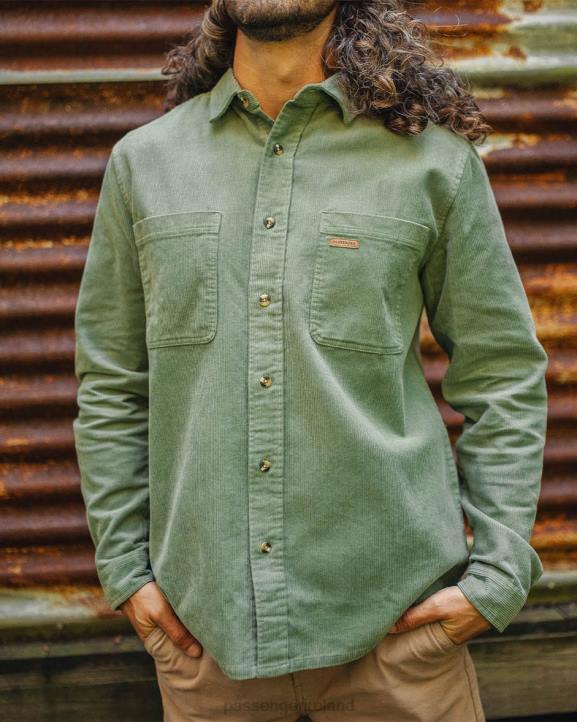 Clothing Passenger 22N8248 Backcountry Cord Shirt Pistachio Men Pistachio