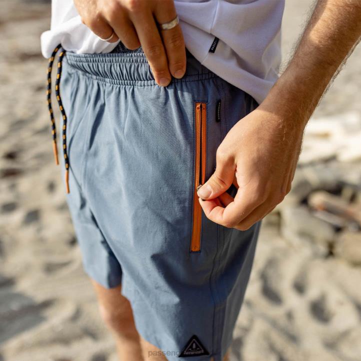 Clothing Passenger 22N8279 Traveller Organic All Purpose Short Stone Blue Men Blue