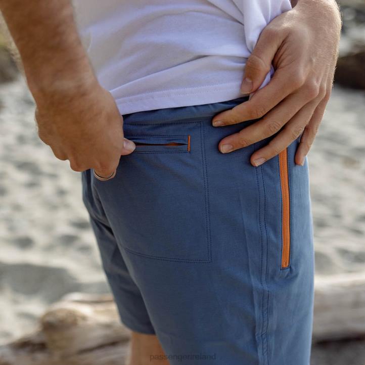 Clothing Passenger 22N8279 Traveller Organic All Purpose Short Stone Blue Men Blue