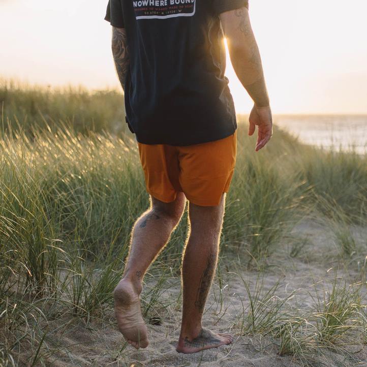 Clothing Passenger 22N8282 Ponoma All Purpose Swim Short Sunrise Orange Men Orange