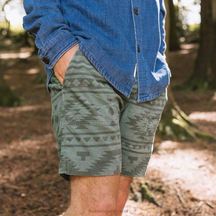 Clothing Passenger 22N8287 Topanga Recycled Cord Shorts Dark Ivy Adrift Men Ivy