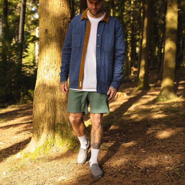 Clothing Passenger 22N8306 Traveller Hemp All Purpose Short Leaf Green Men Green