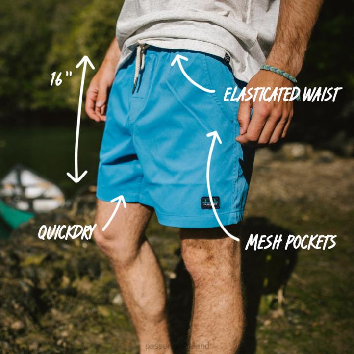 Clothing Passenger 22N8307 Tahoe All Purpose Swim Short Atlantic Blue Men Blue