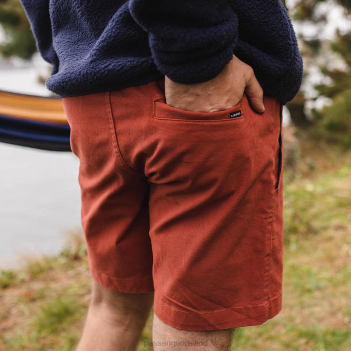 Clothing Passenger 22N8316 Topanga Organic Shorts Hot Sauce Men Hot