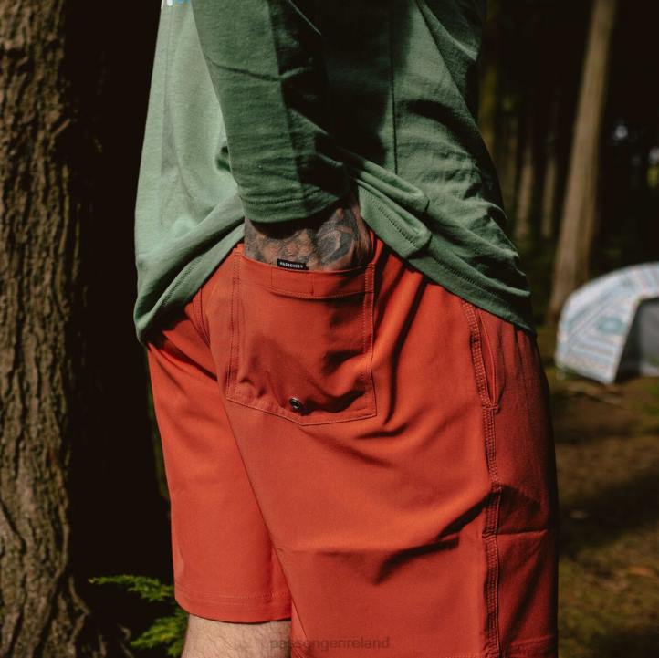 Clothing Passenger 22N8317 Ponoma Recycled All Purpose Swim Short Hot Sauce Men Hot