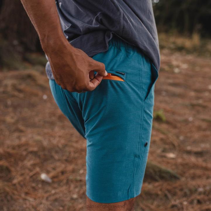 Clothing Passenger 22N8321 Adventure Organic All Purpose Short Blue Coral Men Blue