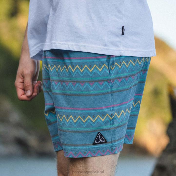 Clothing Passenger 22N8324 Ponoma All Purpose Swim Short Multi Blue Men Blue