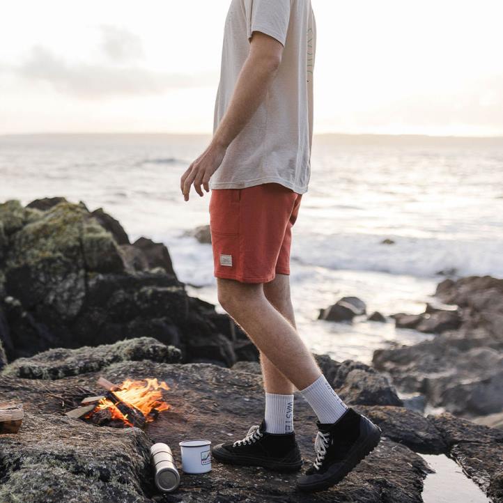 Clothing Passenger 22N8327 Sacramento Hemp Jog Short Hot Sauce Men Hot