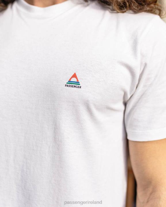 Clothing Passenger 22N8342 Classic Logo Recycled Cotton T-Shirt White Men White