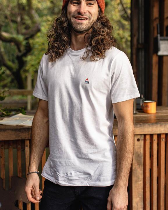 Clothing Passenger 22N8342 Classic Logo Recycled Cotton T-Shirt White Men White