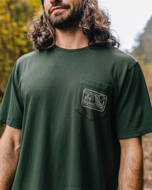 Clothing Passenger 22N8356 Nowhere Bound Pocket T-Shirt Fir Tree Men Tree