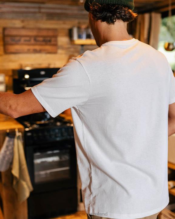 Clothing Passenger 22N8361 Nature Recycled Cotton T-Shirt White Men White