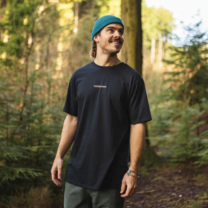 Clothing Passenger 22N8372 Tourer Recycled Cotton T-Shirt Black Men Black