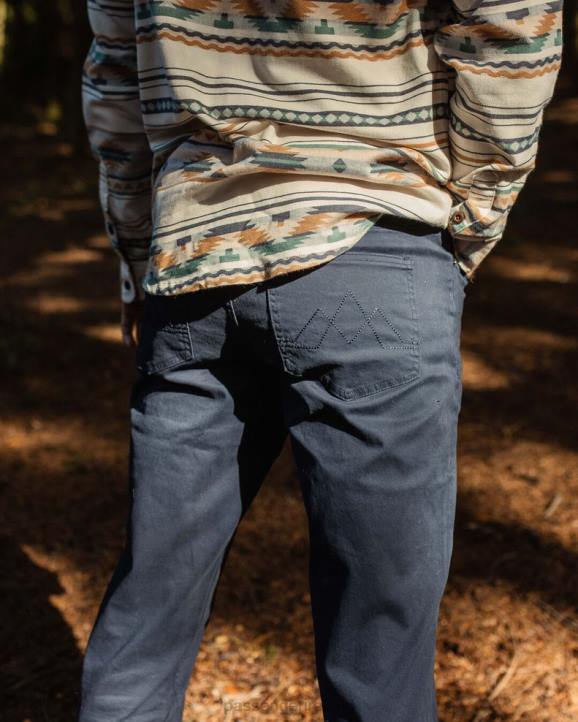 Clothing Passenger 22N8334 365 5 Pocket Trouser Deep Navy Men Navy