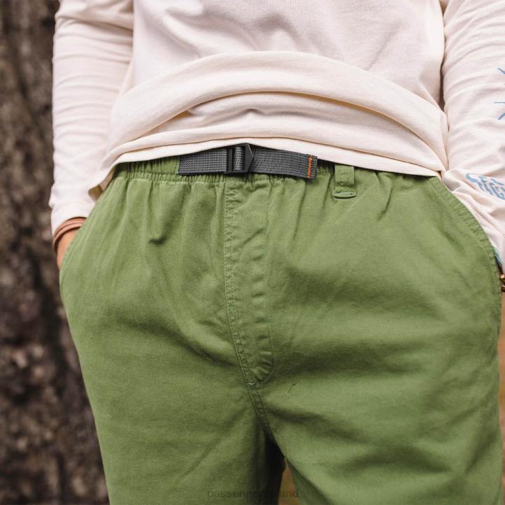 Clothing Passenger 22N8341 All Adventure Organic Cotton Trouser Vineyard Green Men Green
