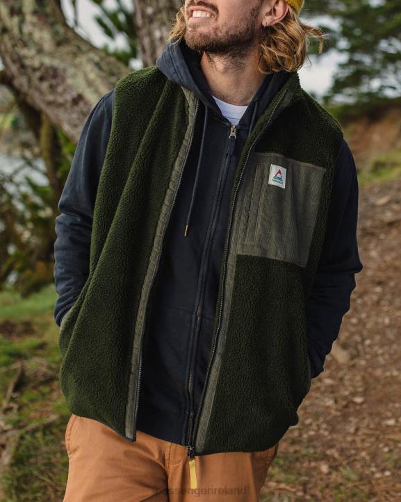 Clothing Passenger 22N847 Canyon Recycled Deep-Pile Sherpa Vest Fir Tree Men Tree