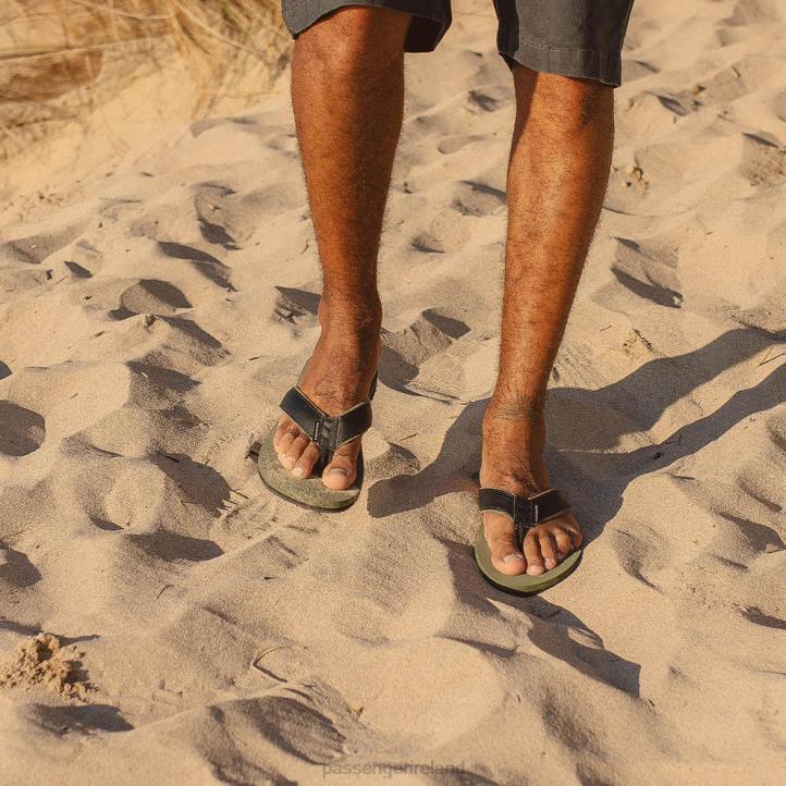 Footwear Passenger 22N8488 Laguna Flip Flops Laurel Green Men Green