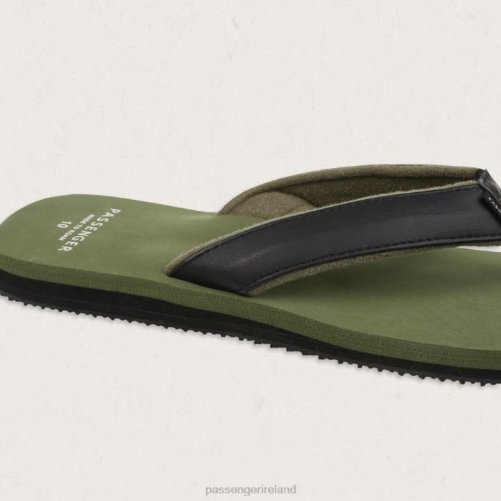 Footwear Passenger 22N8488 Laguna Flip Flops Laurel Green Men Green