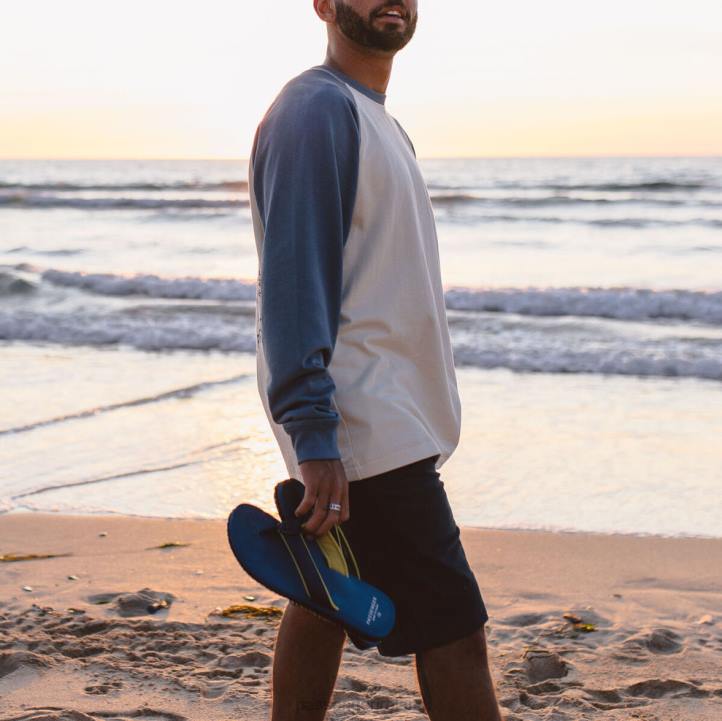 Footwear Passenger 22N8493 Laguna Flip Flops Ash Blue Men Blue