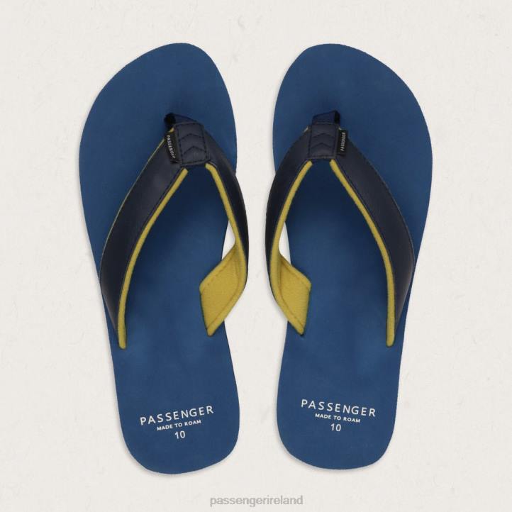 Footwear Passenger 22N8493 Laguna Flip Flops Ash Blue Men Blue