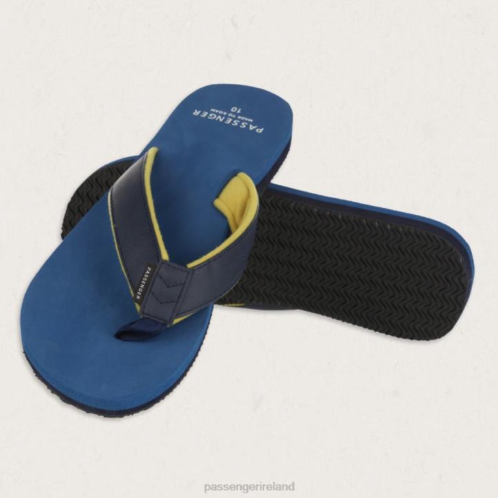 Footwear Passenger 22N8493 Laguna Flip Flops Ash Blue Men Blue