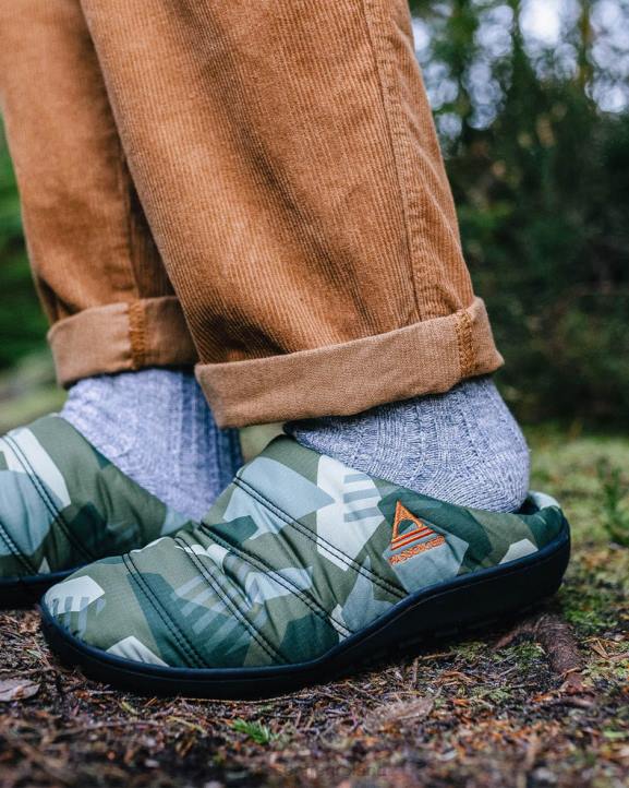 Footwear Passenger 22N8498 Sole Slipper Fir Tree Camo Pattern Men Camo