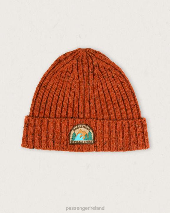 Headwear Passenger 22N8385 Katira Rib Knit Beanie Glazed Ginger Men Glazed