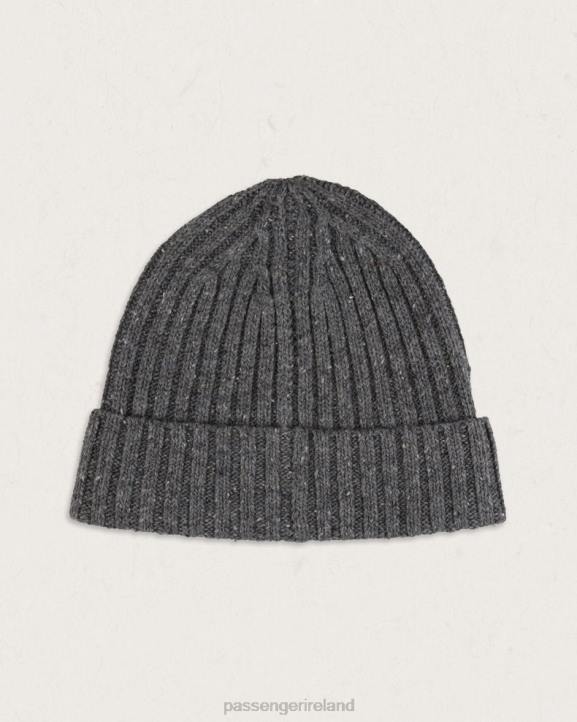 Headwear Passenger 22N8388 Katira Rib Knit Beanie Charcoal Men Charcoal