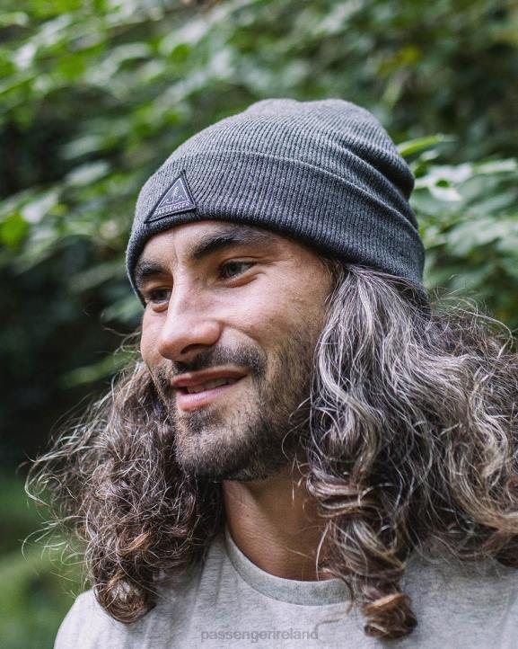 Headwear Passenger 22N8389 Core Recycled Low-Top Beanie Charcoal Men Charcoal