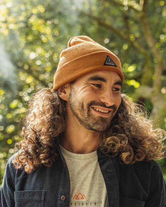 Headwear Passenger 22N8391 Core Recycled Low-Top Beanie Glazed Ginger Men Glazed