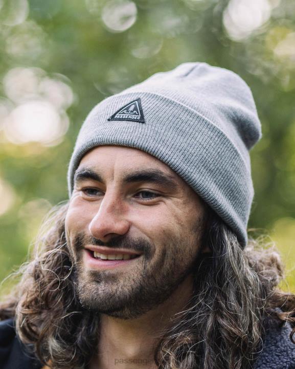 Headwear Passenger 22N8397 Core Recycled High-Top Beanie Grey Marl Men Grey