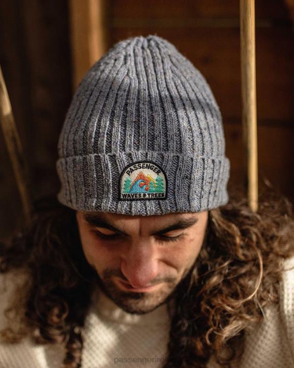 Headwear Passenger 22N8412 Katira Rib Knit Beanie Cloudy Sky Marl Men Marl