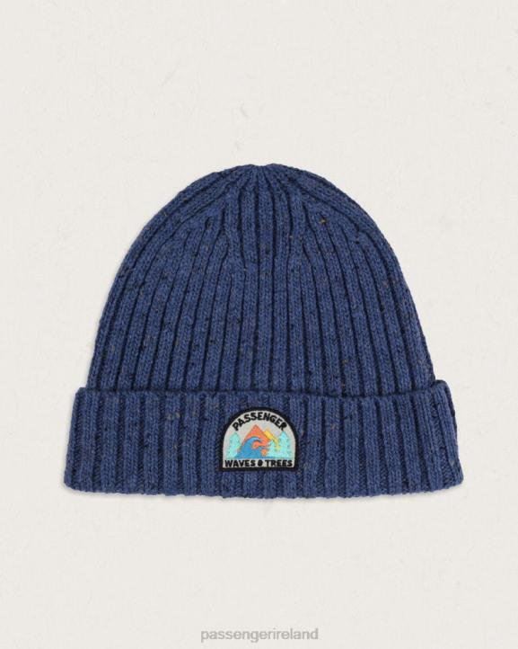 Headwear Passenger 22N8414 Katira Rib Knit Beanie Blue Coral Men Blue