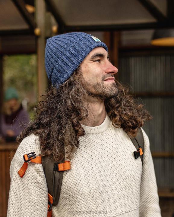 Headwear Passenger 22N8414 Katira Rib Knit Beanie Blue Coral Men Blue