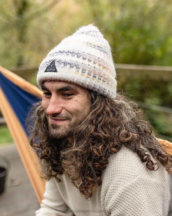 Headwear Passenger 22N8423 High Tide Double Layered Beanie Hazy Multi Men Multi