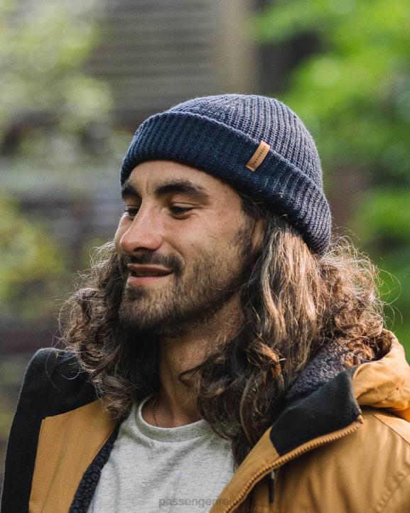 Headwear Passenger 22N8431 Compass Recycled Beanie Rich Navy Men Navy