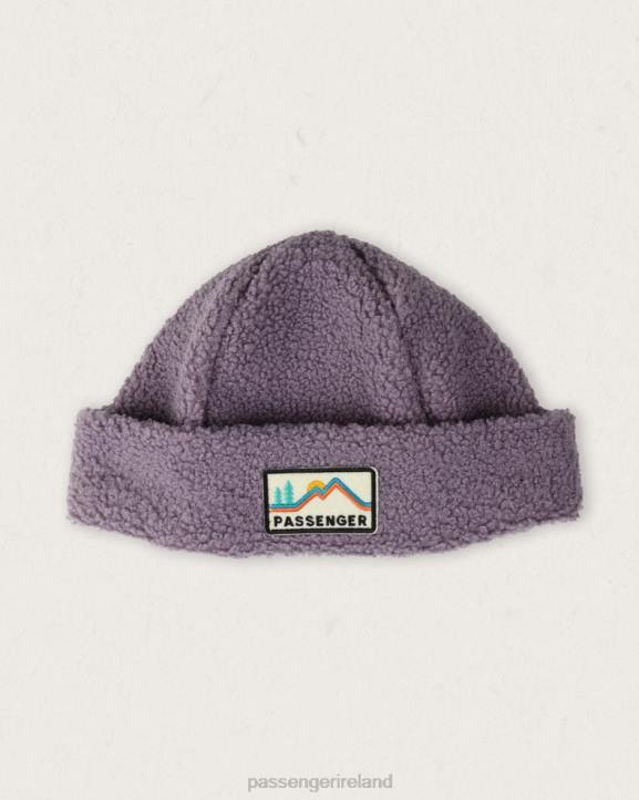 Headwear Passenger 22N8435 Peak Recycled Sherpa Beanie Dusty Lilac Men Lilac