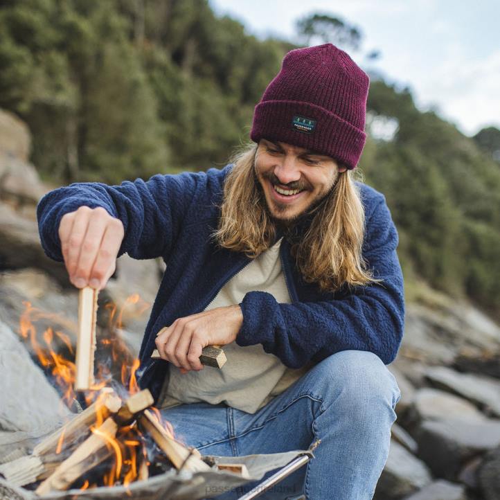 Headwear Passenger 22N8437 High Tide Double Layered Beanie Russet Men Russet