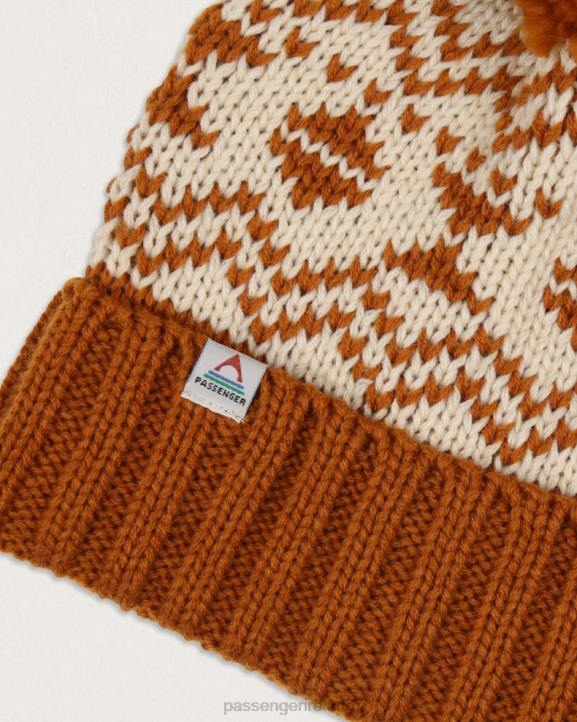 Headwear Passenger 22N8428 West Coast Recycled Bobble Hat Glazed Ginger Men Glazed