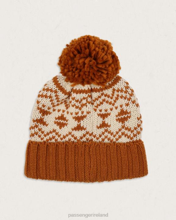 Headwear Passenger 22N8428 West Coast Recycled Bobble Hat Glazed Ginger Men Glazed
