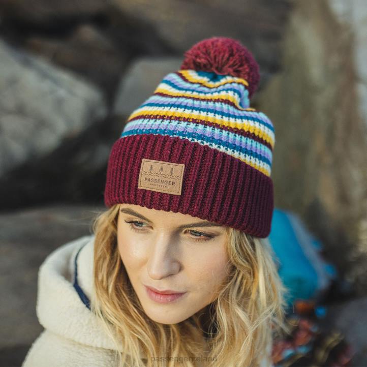 Headwear Passenger 22N8430 Summit Bobble Hat Purple Mountain Men Purple