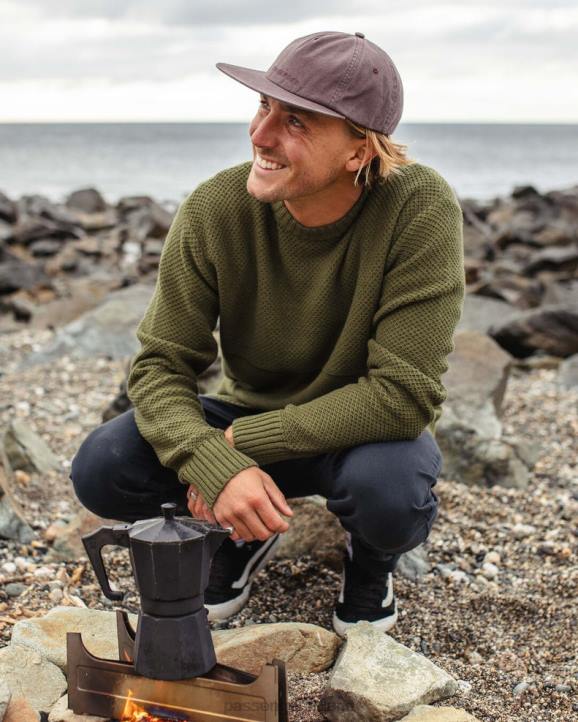 Headwear Passenger 22N8442 Byron Recycled Cotton 5 Panel Cap Dusty Lilac Men Lilac