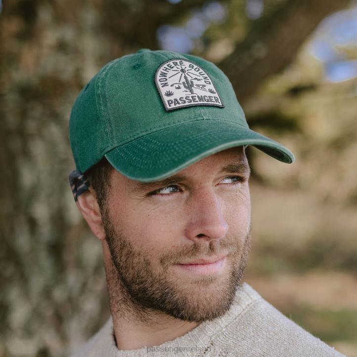 Headwear Passenger 22N8446 Hazy Recycled Cotton Snapback Cap Dark Ivy Men Ivy