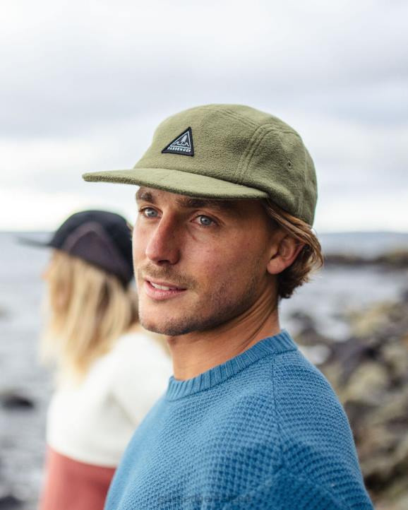 Headwear Passenger 22N8447 Pine Recycled Polar Fleece Cap Khaki Men Khaki