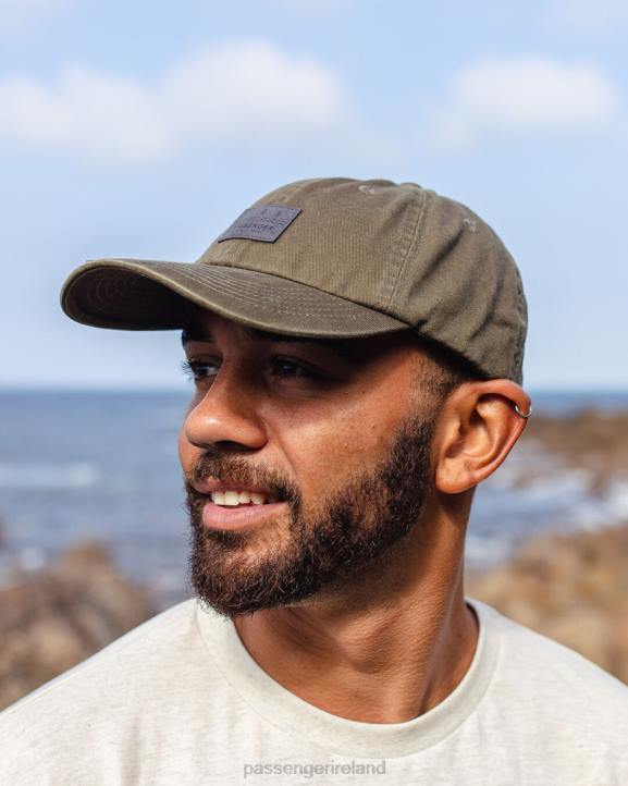 Headwear Passenger 22N8454 Canopy Recycled Cotton Snapback Cap Khaki Men Khaki